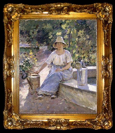 framed  Theodore Robinson The Watering Pots, ta009-2